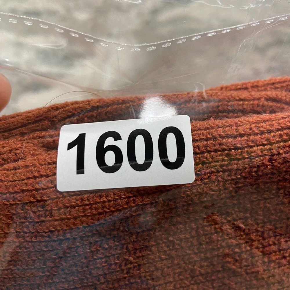 Y2K‎ American Eagle Outfitters Henley Sweater Sz Small Burnt Orange Tight Knit